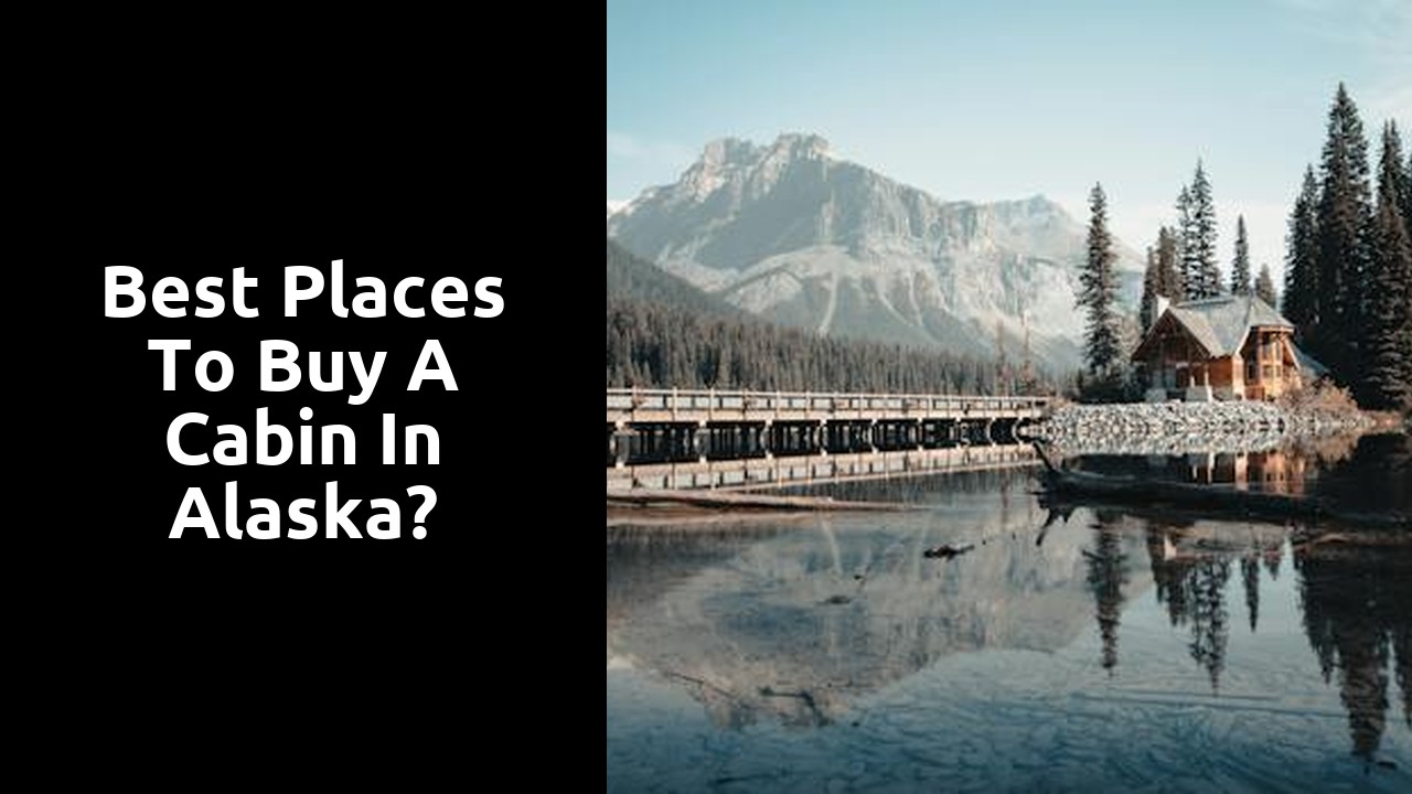 Best Places To Buy A Cabin In Alaska?