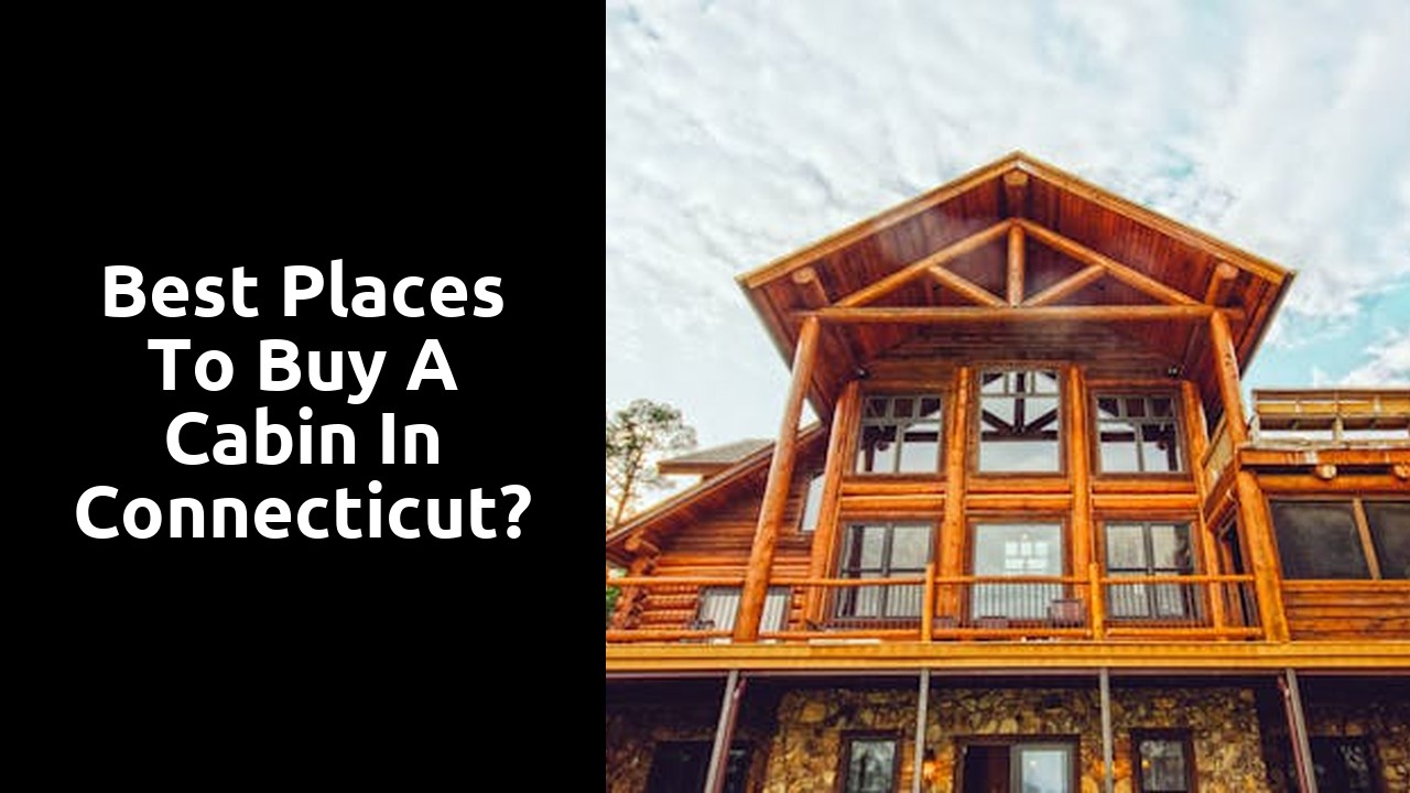 Best Places To Buy A Cabin In Connecticut?